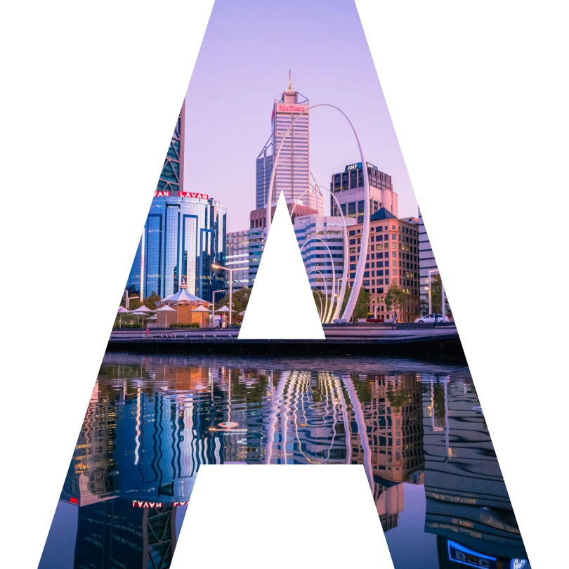 Perth cityscape with Rio Tinto building featured