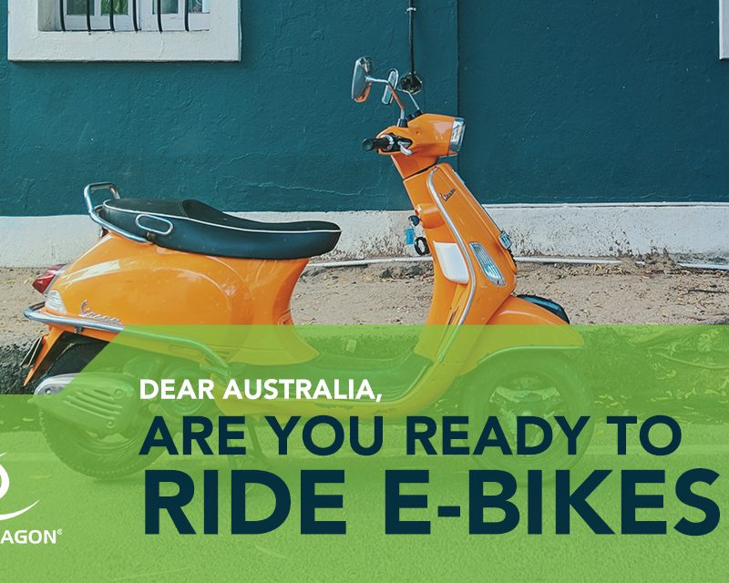 orange ebike